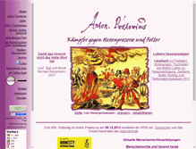 Tablet Screenshot of anton-praetorius.de